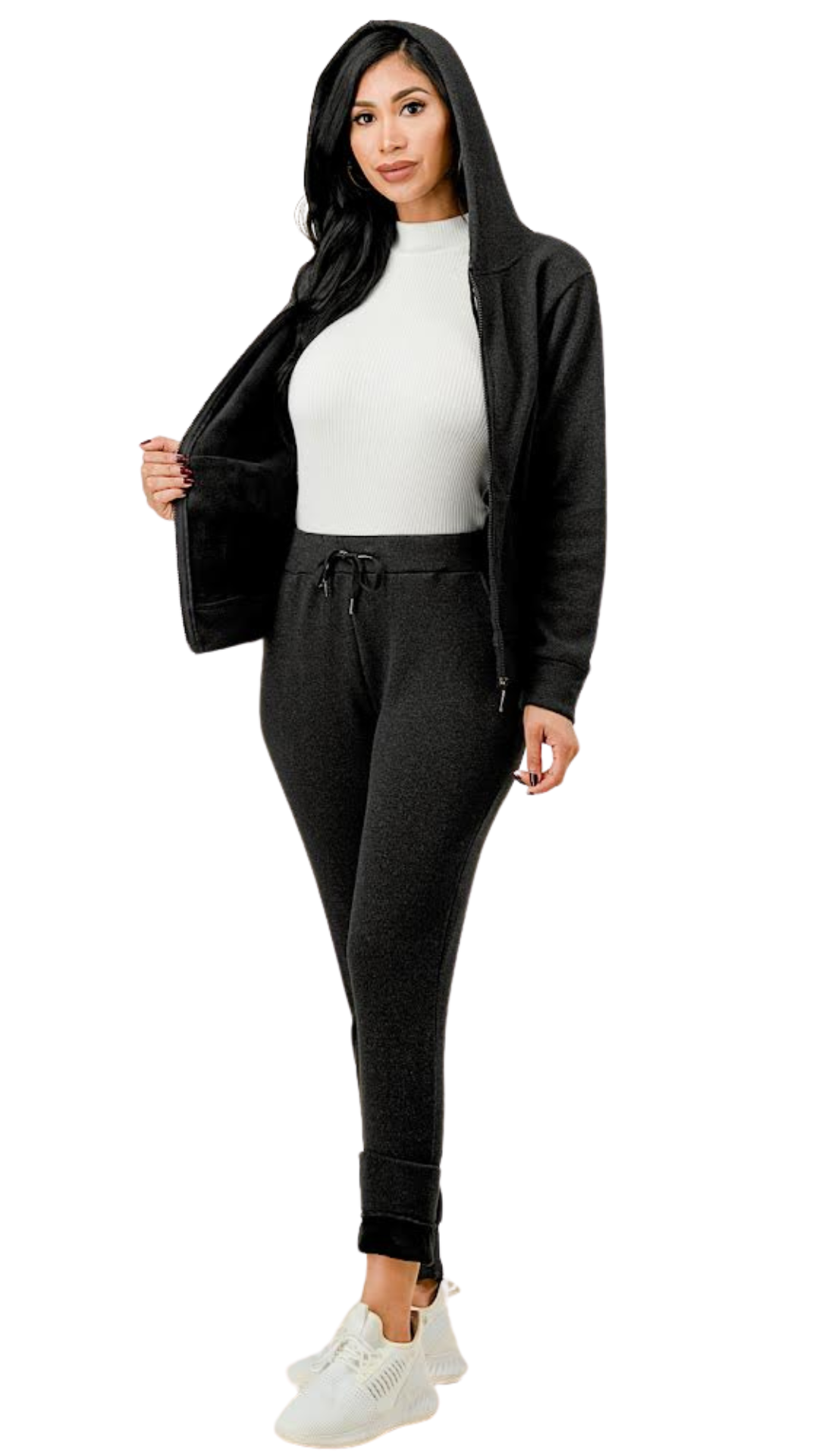 2 Piece Jogger Sets in Dark Grey - Ravi-bySteph