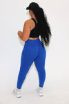 Ayanna Seamless Butt Scrunch Leggings in Icy Blue