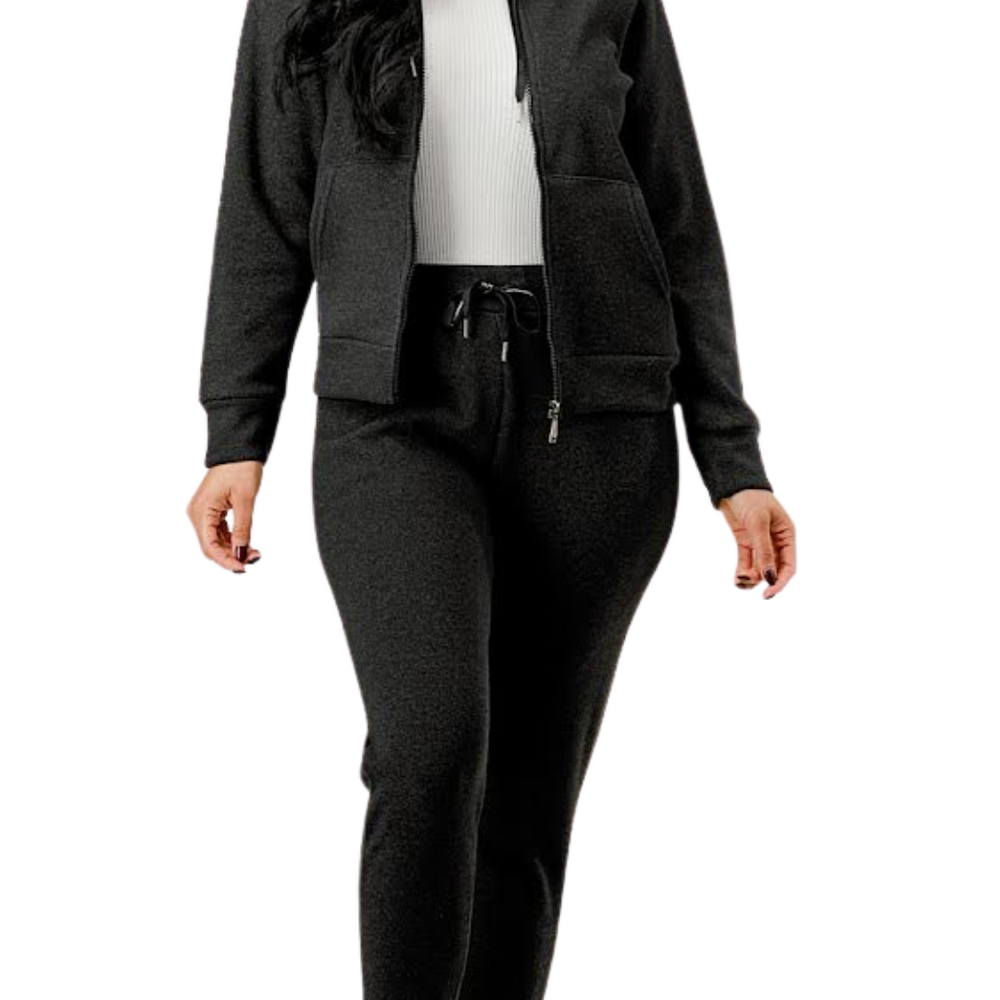 2 Piece Jogger Sets in Dark Grey - Ravi-bySteph