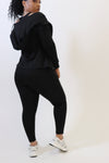 The Cool Girl 3 Piece Activewear Set in Black