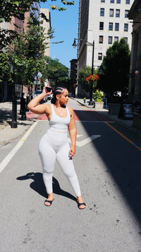 High Waisted Leggings Set in Bone (Final restock)